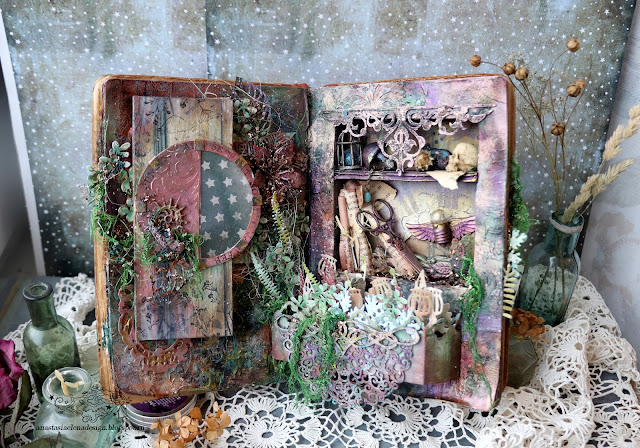 @nastyalena #alteredart #mixedmedia #scrapbooking #alterbook #altered book