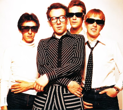 elvis, elvis costello, elvis costello and the attractions, classic rock, vintage, music, photo