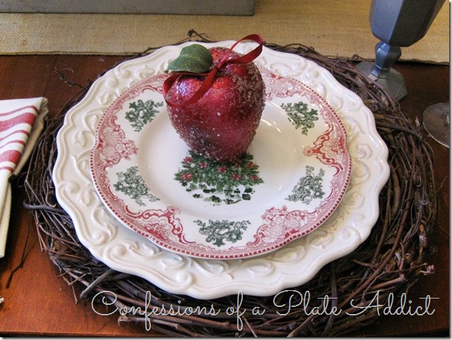 CONFESSIONS OF A PLATE ADDICT Farmhouse Christmas Tablescape CONFESSIONS OF A PLATE ADDICT Farmhouse Christmas Tablescape