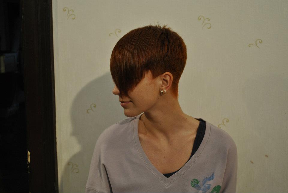 Shaved Nape Bob Haircut