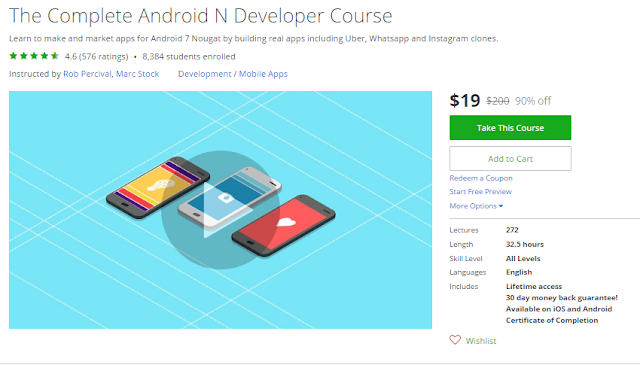 The Complete Android N Developer Udemy Course Free Download