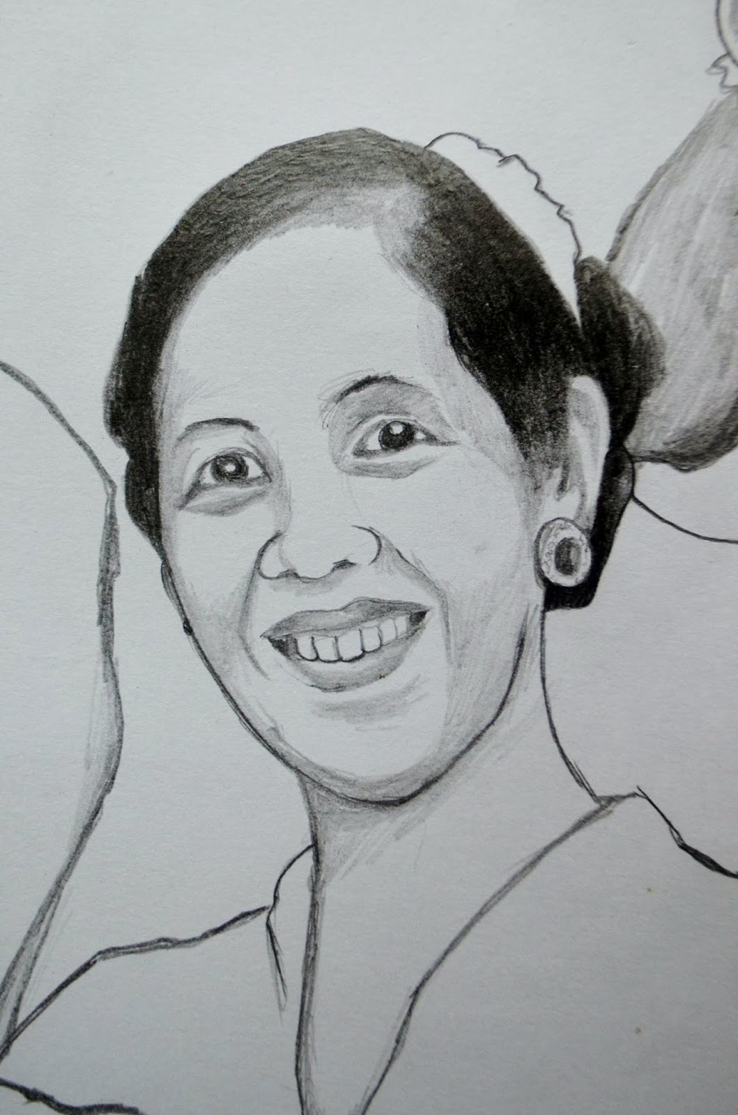 Gambar Sketsa Wajah Ibu Sobsketsa