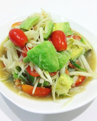 Avocado Papaya salad