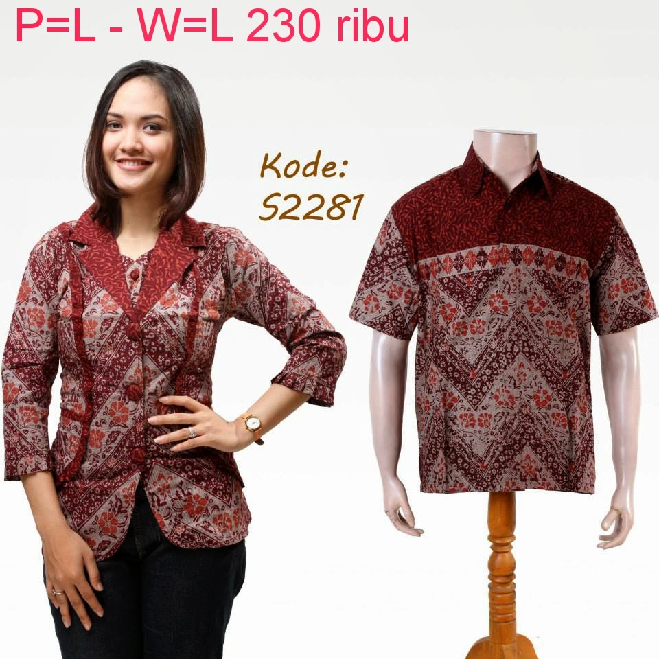  Baju  Batik  Pasangan  Untuk Pesta  Model Baju  Batik 