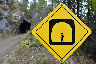 C&W Tunnel sign Trans Canada Trail.