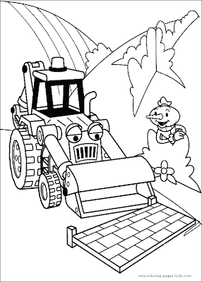 Bob the Builder Coloring Pages 