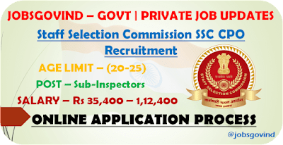 SSC CPO Recruitment 2023