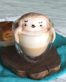 07-Baby-Sloth-Daphne-Tan-3D-Coffee-Latte-Creature-Designs-www-designstack-co