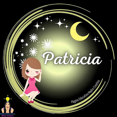 Solapín Nombre Patricia para imprimir descargar gratis