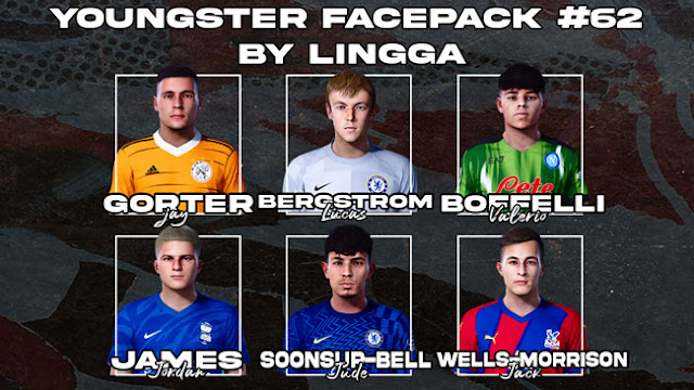 Youngster Facepack V62 For eFootball PES 2021
