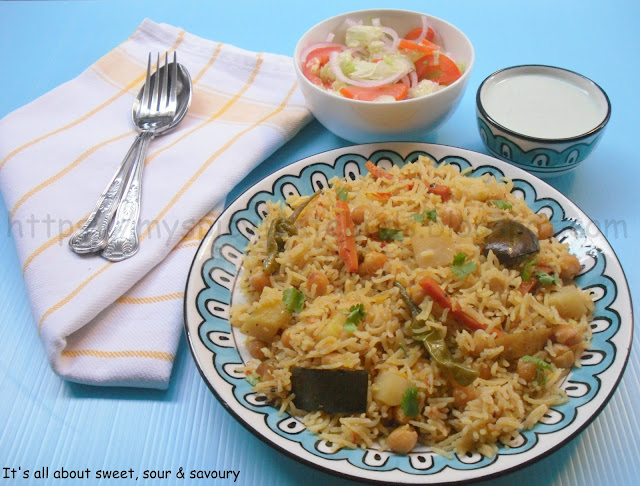 Achar Chana Pulao