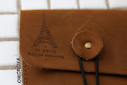 Retro Paris Tower Winding Cortex Wallet/Elegant Storage Bag (img )