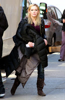 Hilary Duff on the Set of SVU