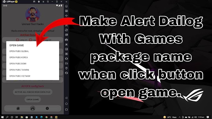 Make Alert dailog with buttons open another app - android studio