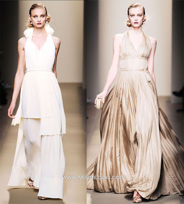 Wedding dress ideas at Milan Fashion Week Fall 09