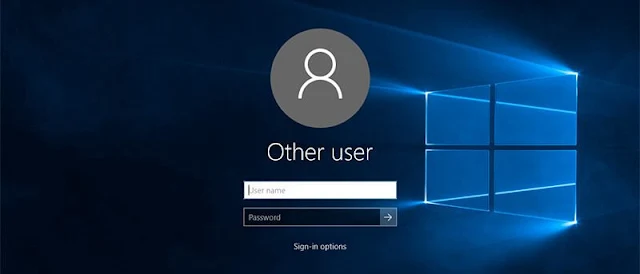 نسيان كلمة المرور Windows 10