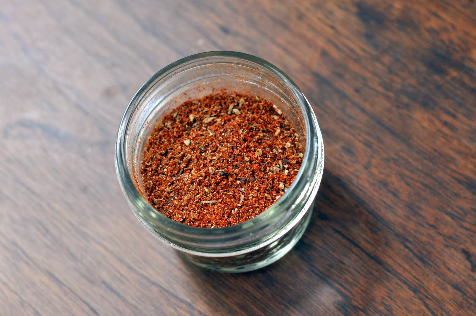 Mason Jar of Homemade Taco Seasoning | Taste As You Go