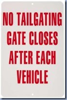 Tailgating