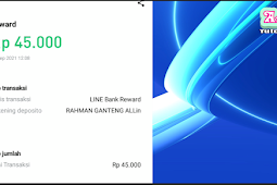 Line Bank Indonesia Promo Klik Share Dapet 45 Ribu Langsung