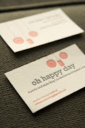 two colors, to the point, too cute! love the off centered hanging lantern . (oh happy day cards)