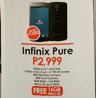 Cherry Mobile Infinix Pure Now Only Php2999, The Most Affordable Octa Core Smartphone  Today