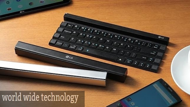  Rolly LG invents a portable keyboard roller. This is the new era of computer technology.