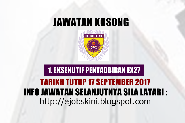 Jawatan Kosong 