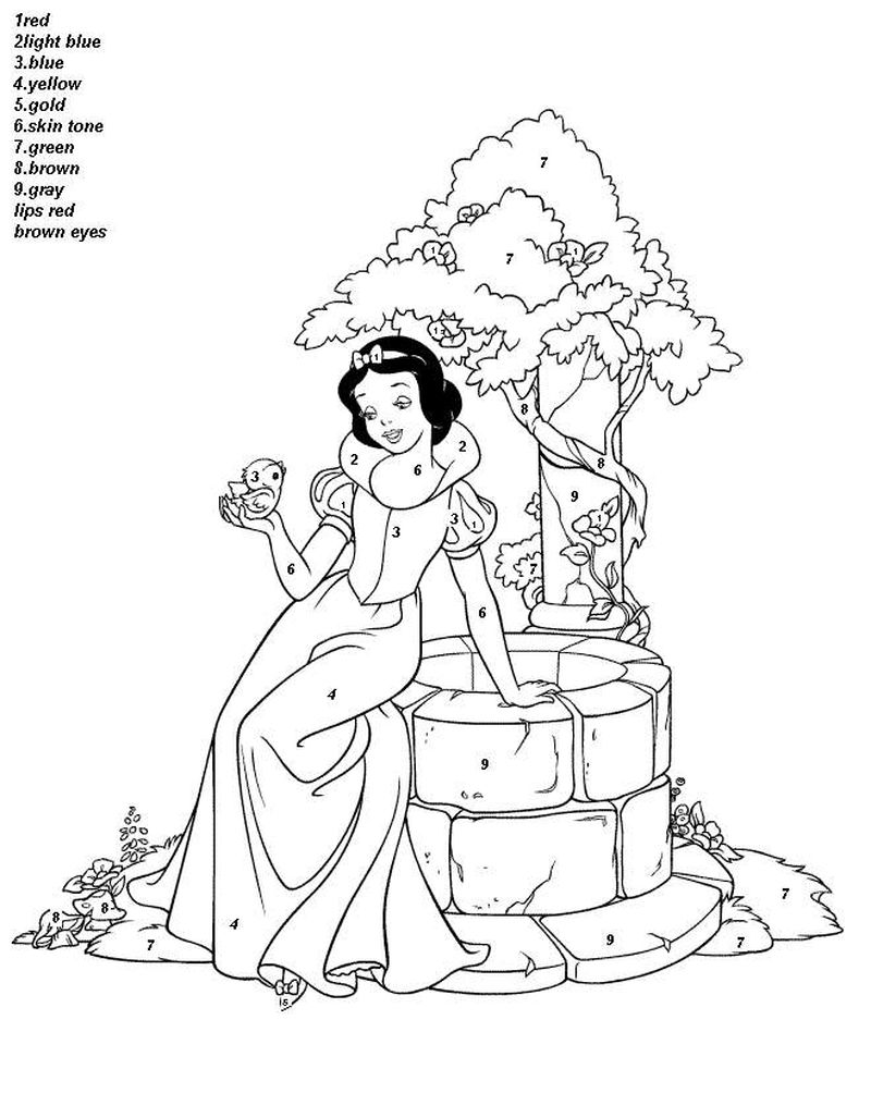 Download Kids Color By Number Coloring Pages