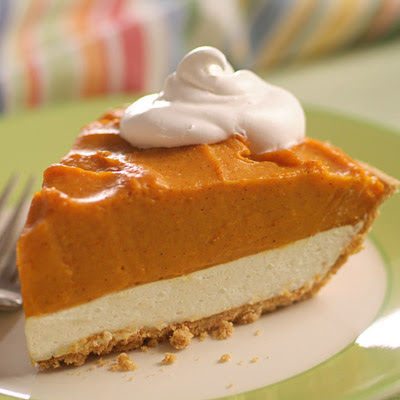 double layer pumpkin pie