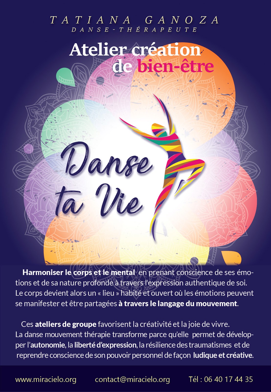 Ateliers de création de Bien-être par la Danse Thérapie