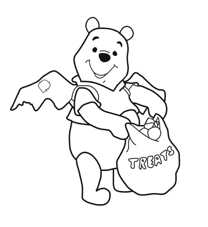  coloring pages winnie the pooh coloring pages pooh halloween coloring title=