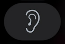 iPhone Control Center Hearing