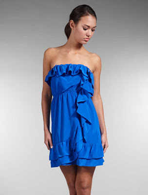 Walter ruffled strapless dress hong kong fashion geek