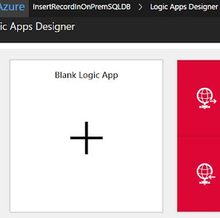 create logic app blank template