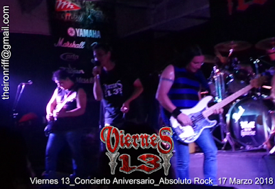 20 Años de Heavy Metal en Paraguay - Viernes 13 Concierto Aniversario 2018 - https://www.facebook.com/OfficialViernes13