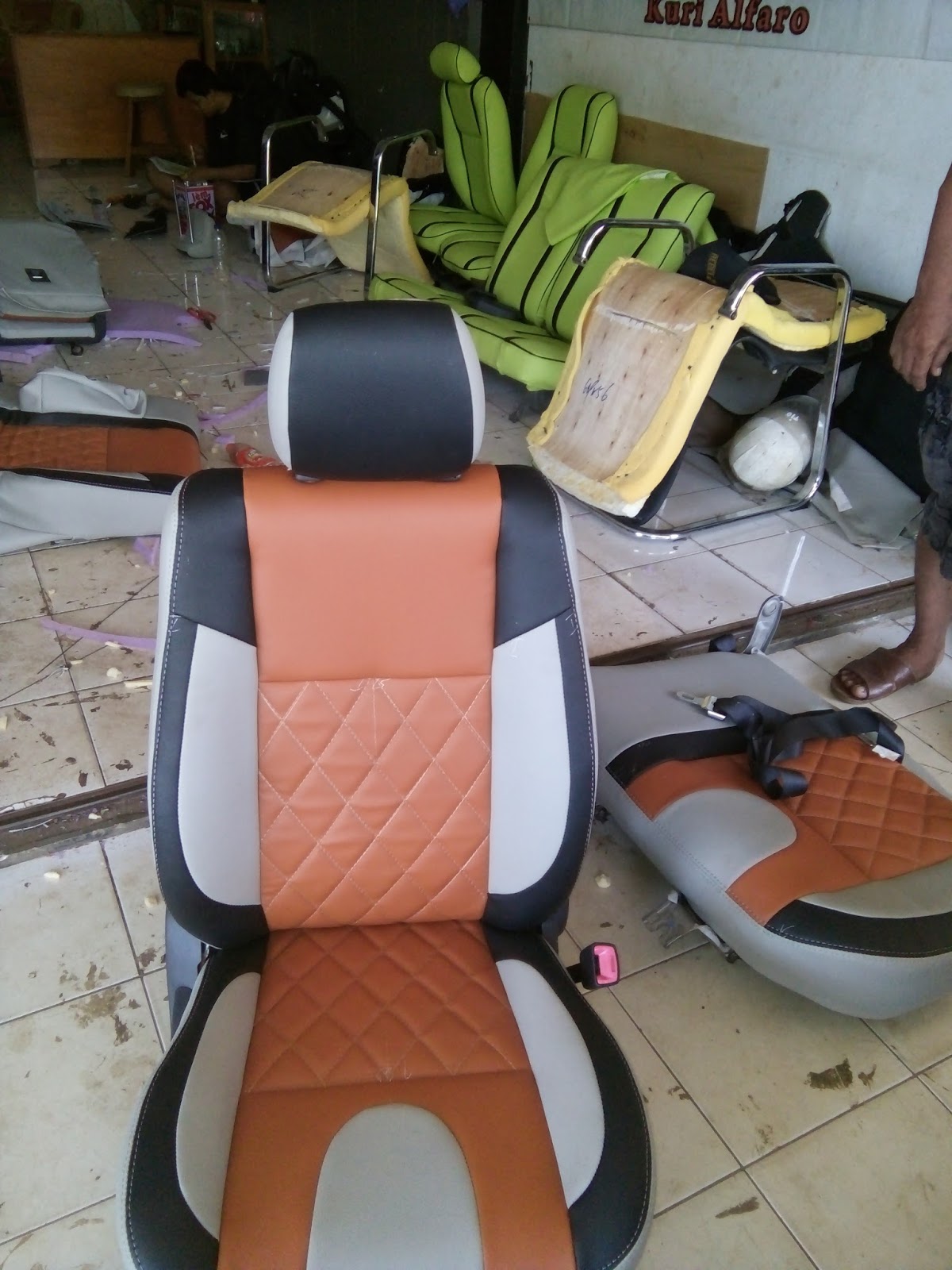 ALVARO JOK MOBIL  INTERIOR  CAR LEATHER SEAT VARIASI JOK DAN 