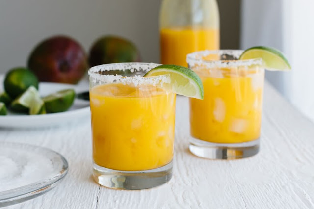 Mango Margarita (No Sugar Added) #drink #healthycocktail