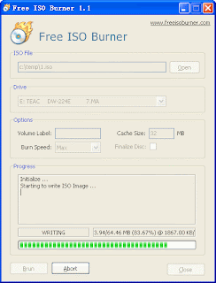 Burn video to Blu-ray disc with free ISO Burner