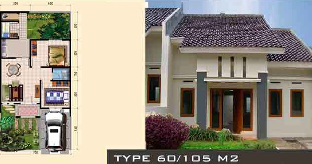  Gambar Rumah Minimalis Type 60 105 Design Rumah Minimalis 