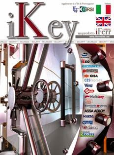 iFerr Magazine [iKey 1] 14S - Maggio 2014 | CBR 96 dpi | Mensile | Professionisti | Distribuzione | Tecnologia | Ferramenta
iFerr Magazine la nuova rivista dedicata al mondo della ferramenta e degli ambienti ad essa connessi.