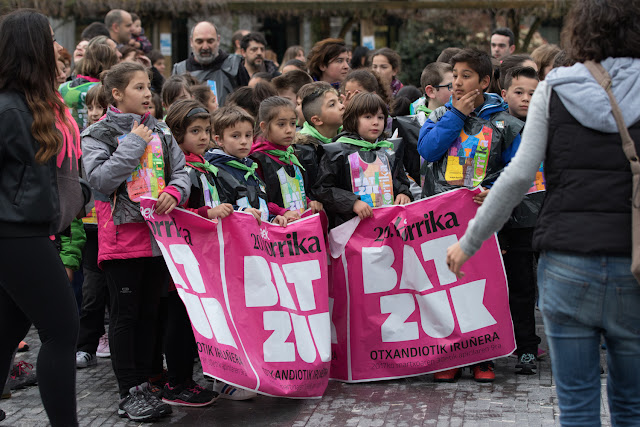 Carrera infantil por el euskera