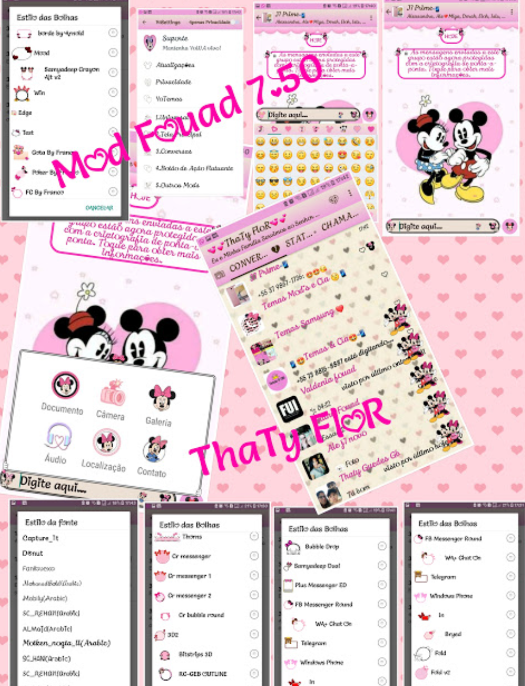 Faoud Whatsapp V750 Mickey Mouse Edition Latest Version Download