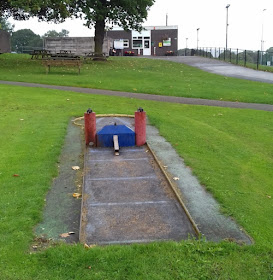 Crazy Golf course at Rowley Park Stadium in Stafford