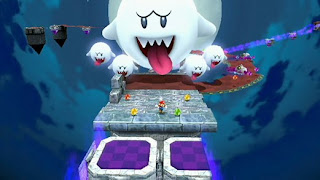 Timeless Mario enemy Boo makes an appearance.