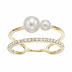 Pearl engagement rings