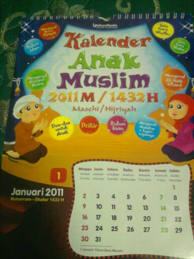 Kalender Anak muslim