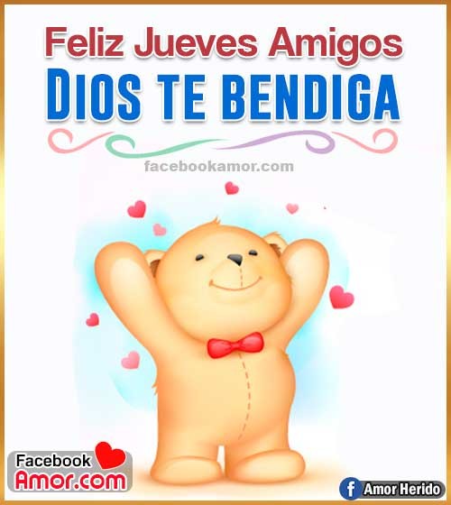 feliz jueves dios te bendiga