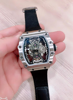 Jam Tangan Richard Mille body stainless hitam 