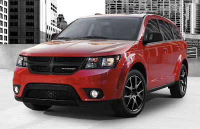 2013 Dodge Journey Blacktop front three quarters view