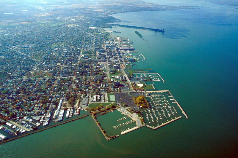 Cedar Point, the rollercoaster capital of the world, in Sandusky, Ohio.